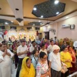 जालंधर कैंट में भजन संध्या के दौरान भक्त हनुमान जी की लीलाओं का किया गुणगान